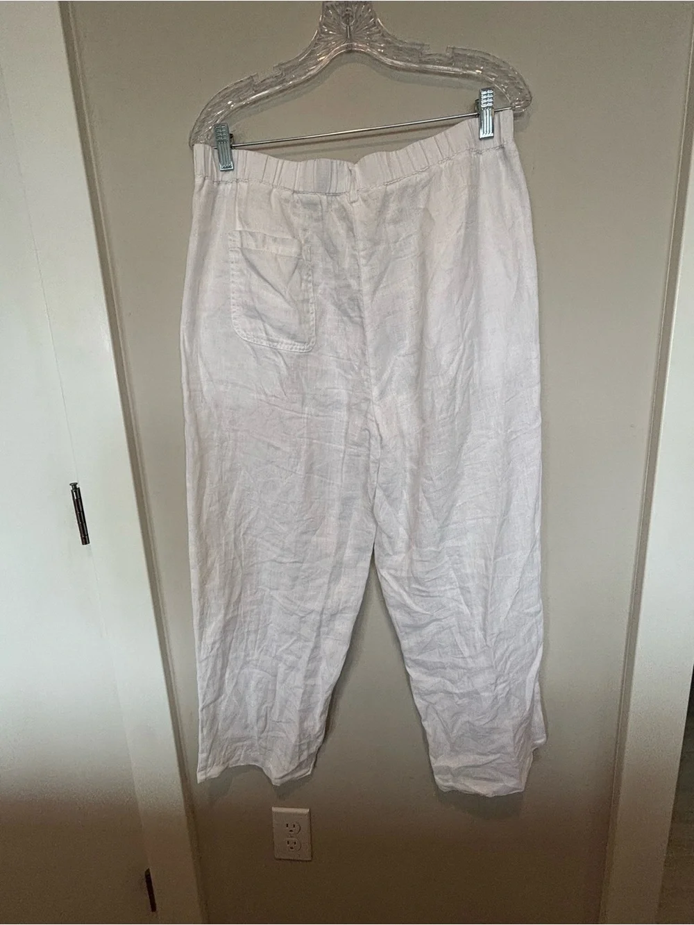 Quince White Linen Relaxed Women's Pants